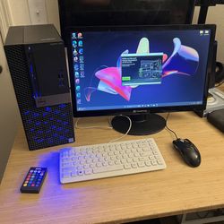 FAST Custom Built Gaming PC / Intel Core i7 6700 CPU / 16GB RAM / GeForce GTX 960 2GB GPU / 256GB SSD + 2TB HDD / RGB / 20” Monitor, Keyboard, Mouse!