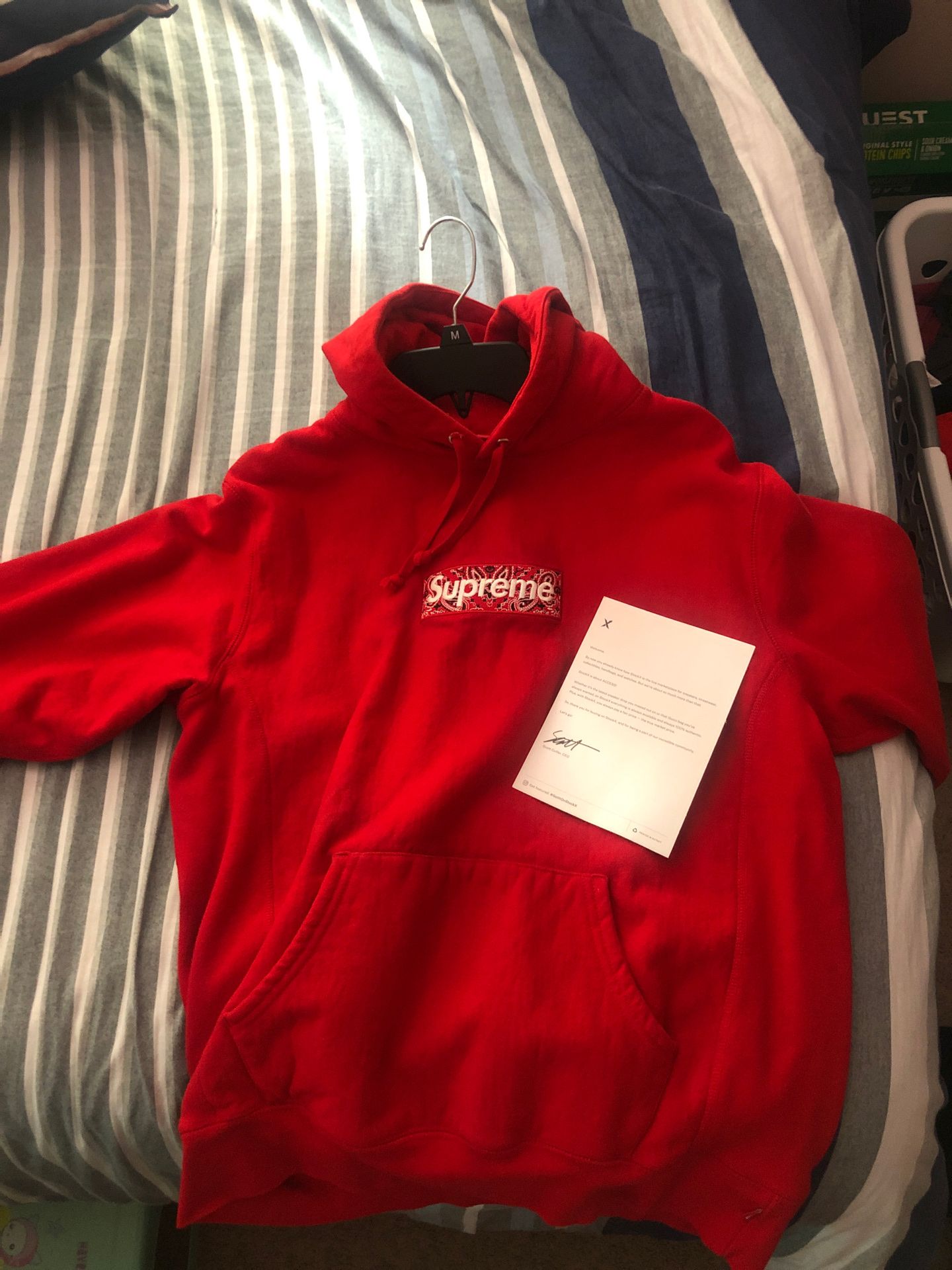 Red Supreme Bandana BOGO Hoodie