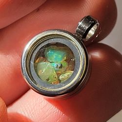 15mm Green Ethiopian Opal Crystal [.6"]