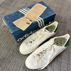 Attention Sneakerheads! Deadstock 80's Adidas Stan Smith AF1028 Sneaker with Box and Receipt! Men’s GB10