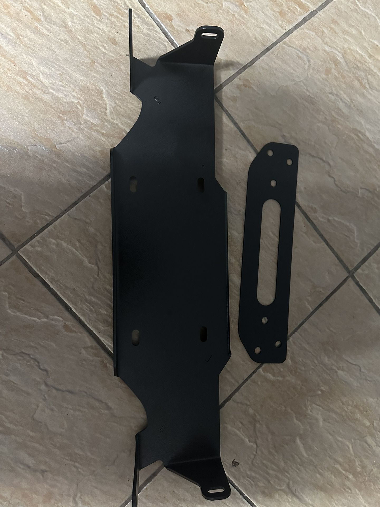 Jeep JL Rubicon Front Steel Bumper Winch Plate