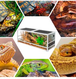 67 Gallon Glass Reptile Terrarium