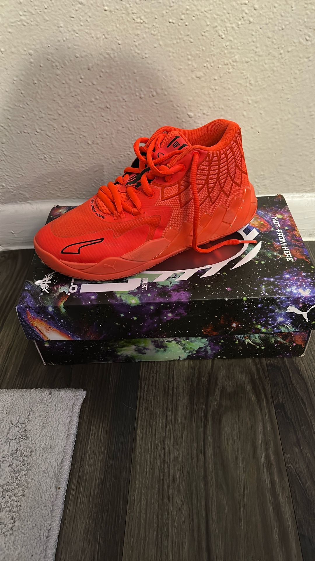 Puma M.E.L.O Red Blast-Fiery Red 6.5 Y