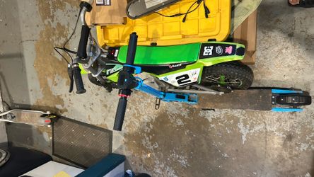 Kids E-bike and scooter