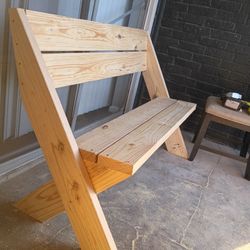Wood Bench