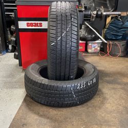 235/60/18(2)PAIR MICHELIN DEFENDER LTX