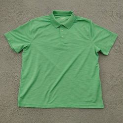 Saddlebred Mens Performance Polo Shirt • Orbit Green • Size: XL - $20