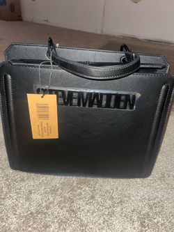 Steve Madden black tote bag x Steve Madden wallet