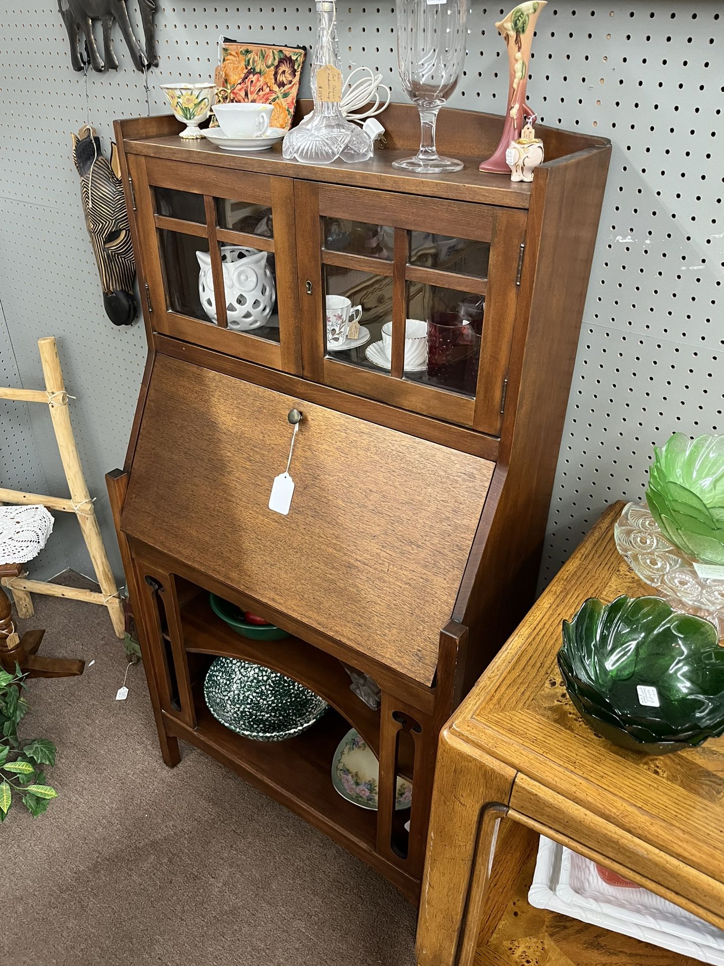 Sale…Antique Art Nouveau Style Secretary Desk