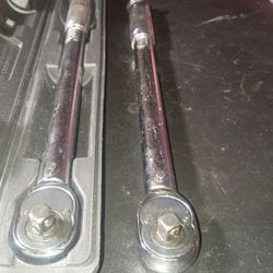 2 Pittsburgh Pro Torque Wrench Click Type 1/2 Drive 