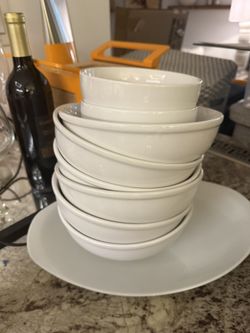 White Ceramic - Bowls 