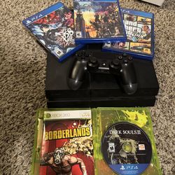 Ps4 With 5 Games