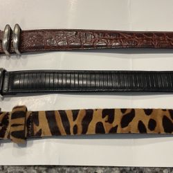 3 Mens Belts