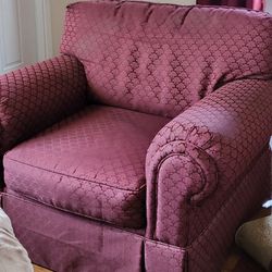 LARGE Beautiful Chair & Ottoman $35 OBO right Downtown Mount Dora 