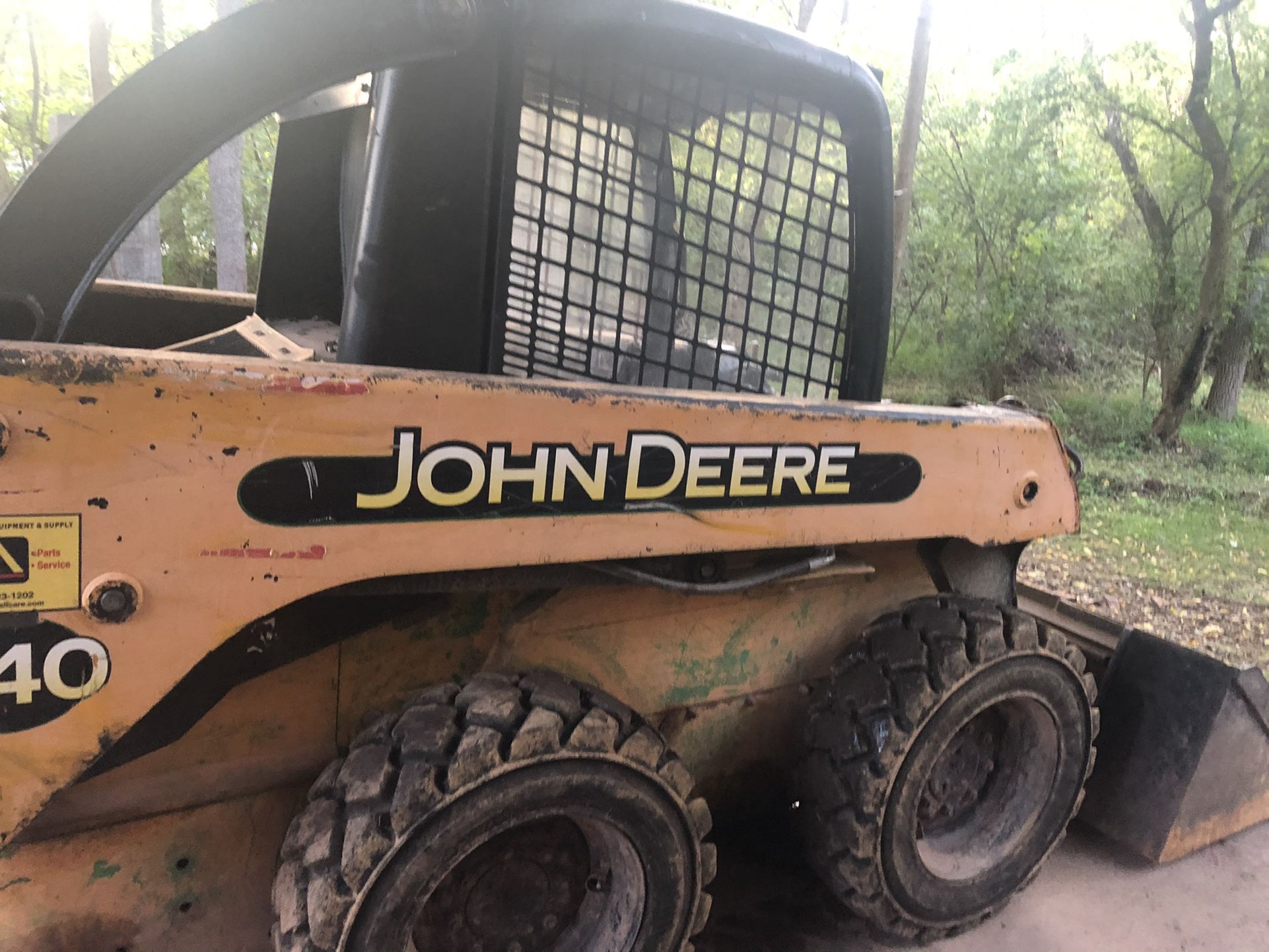 John Deere 240 Skid Loader Diseal For Sale