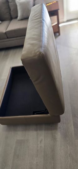 Large Ottoman with Storage compartment