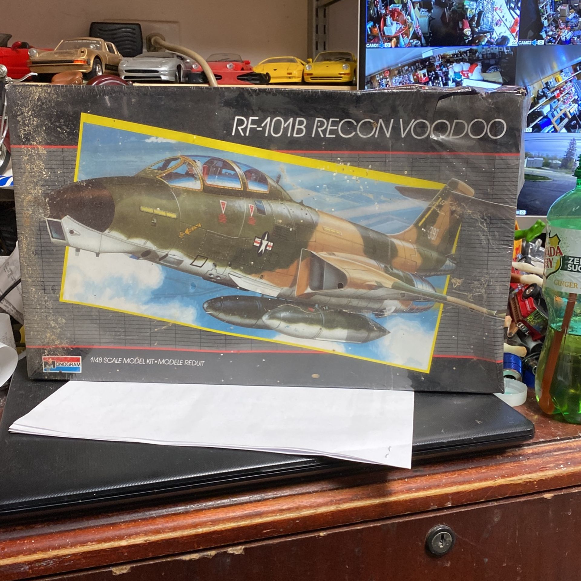 RF-101B Recoon Voodoo Fighter 1/48 Scale Brand New In Box Still Wrapped In Plastic