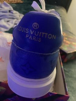 Louis Vuitton Paris Blue Sneakers
