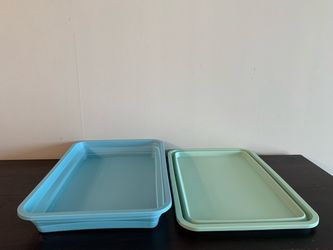Collapsible 9x13 Silicone Pans, Price for Both