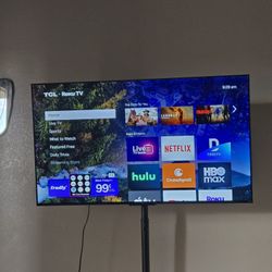 50 Inch Tcl Roku Tv With Mobile Mount