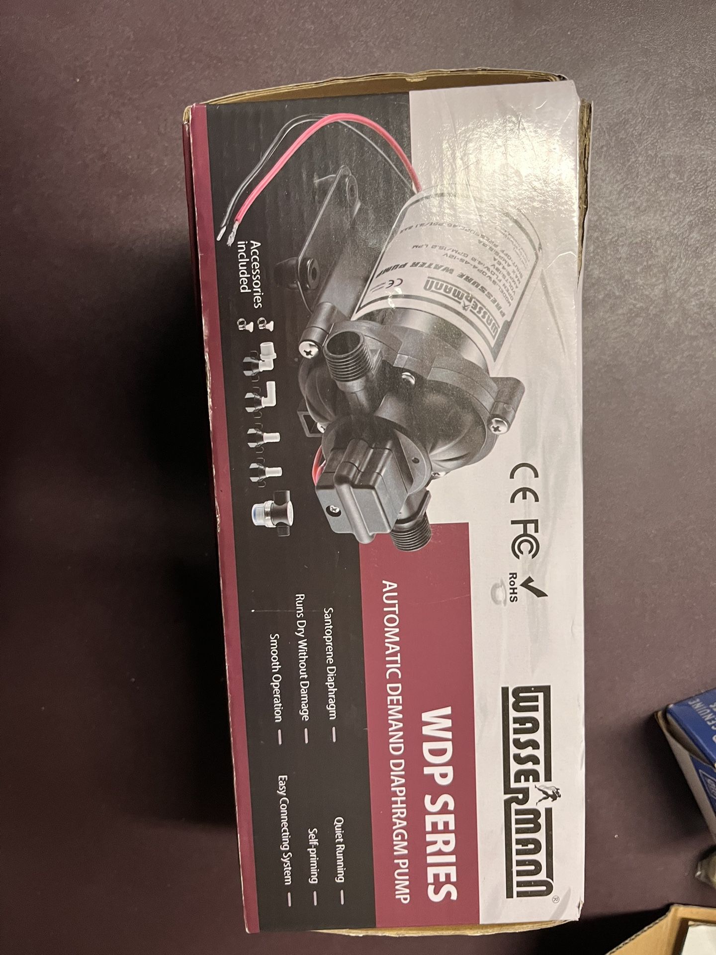 Wasserman Rv Pump 12v Self Priming RV Water Pressure Pump