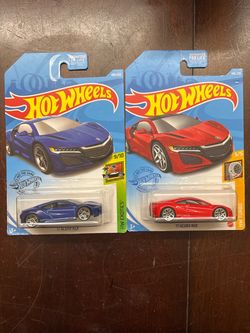 Hot Wheels '17 Acura NSX – Blue & Red Set