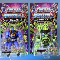 Turtles Of Grayskull He-Man & Skeletor Figure MOTU TMNT