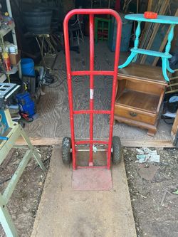 Red Heavy Duty Hand Truck