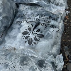 Non Polished Pebbles - $24 - 40 Pounds Bags