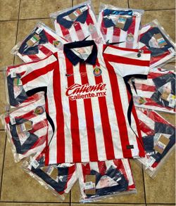 Soccer chivas jersey home and away fan version best quality you can find small to 4xl Futbol playera chivas Guadalajara local small to 4xl slim fit