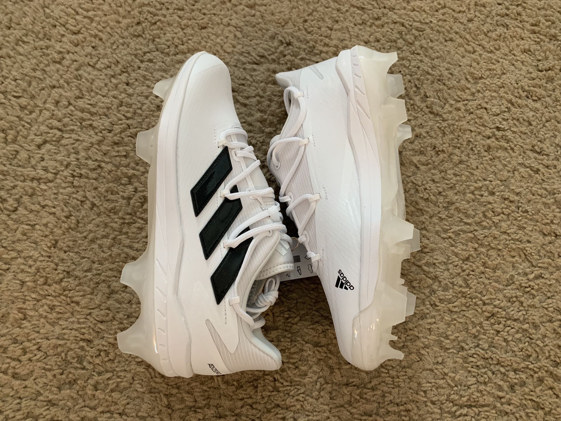 Adidas Afterburner 8 PRO Low Molded TPU Baseball Cleats Size 