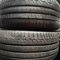 Pair Of 285 45 22 Continental Premier Tires