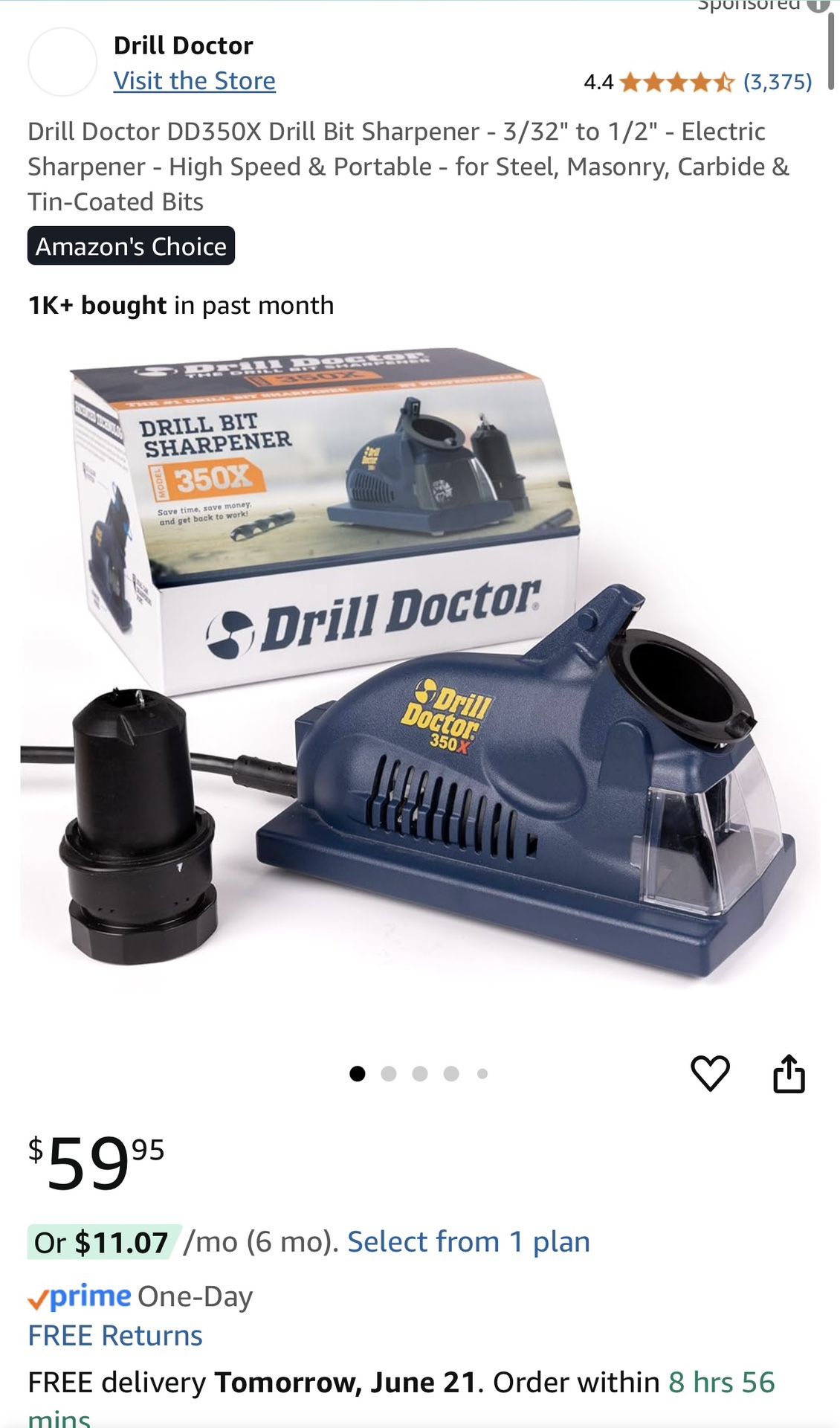 Drill Bit Sharpener
