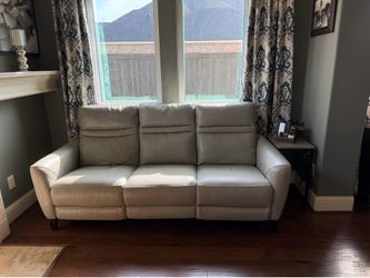 Leather couch