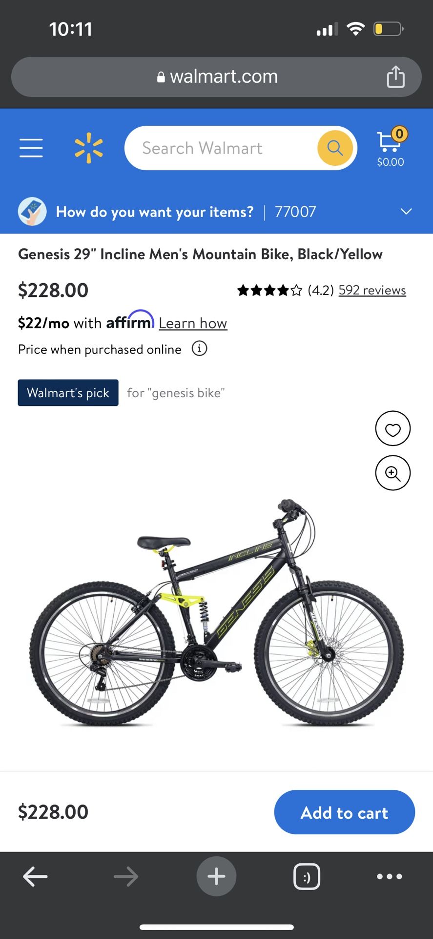 genesis incline walmart