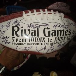 World Record Holder Marcus Dupree Rival Games Football14 Autographs