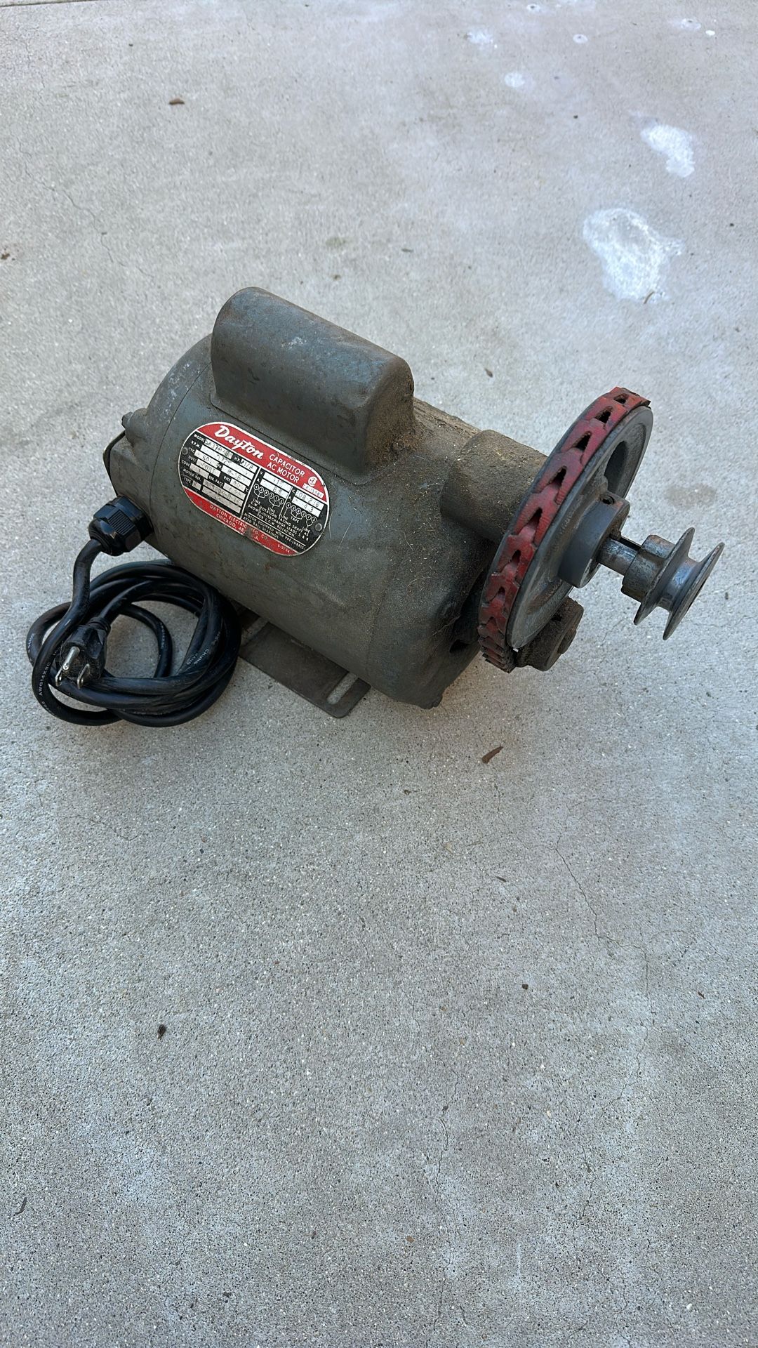 Electric Motor 1/2 Horse