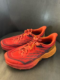 HOKA SPEEDGOAT 5 TRAIL RUNNING SHOES ( MENSFIESTA RADIANT YELLOW