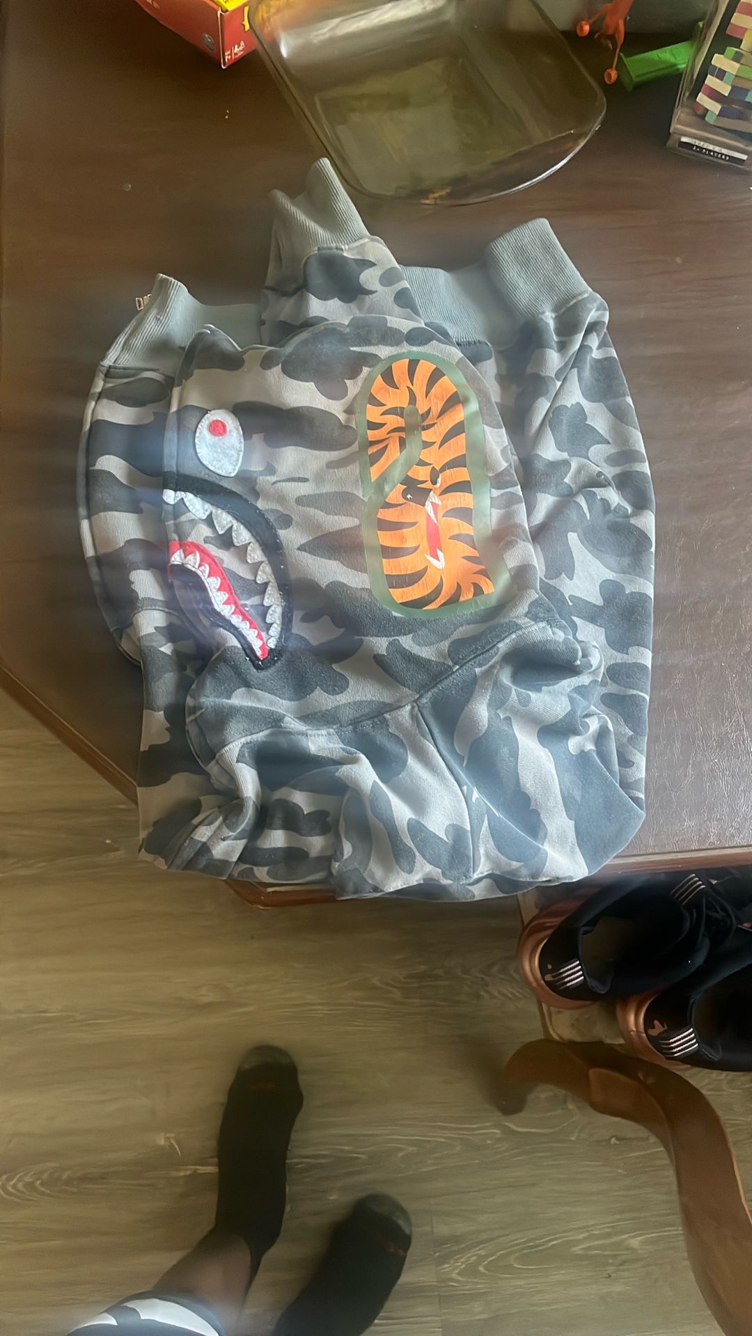 Grey Bape Hoodie