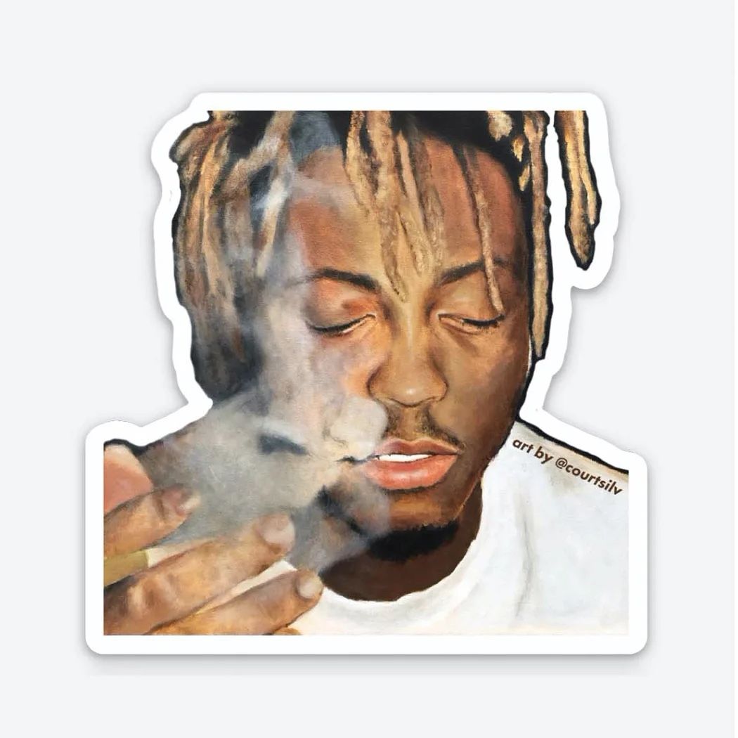 Juice WRLD 3” stickers of my painting (pack of 3)
