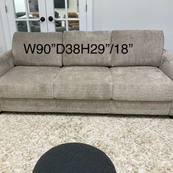 New double sleeper Sofa fabric upholstered
