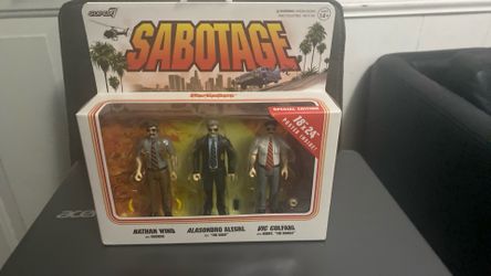 Unopened  in Package - New Beastie Boys Re Action Figures Sabotage 3 Pack SUPER7 TOY Dolls + Vintage Authentic Poster Included