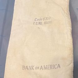 Vintage Canvas/cloth Cash Bag