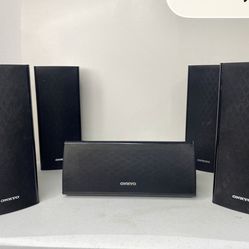 Onkyo 5 Speaker System Surround Sound Set (2) SKB-680 (2) SKR-680 (1) SKC-680