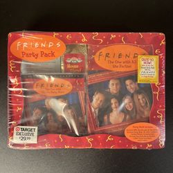 Vtg FRIENDS PARTY PACK WARNER Bros. HOME VIDEO DVD CD & Memorabilia 2004 Sealed