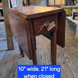 Vintage Child's Gate Leg Drop Leaf Table