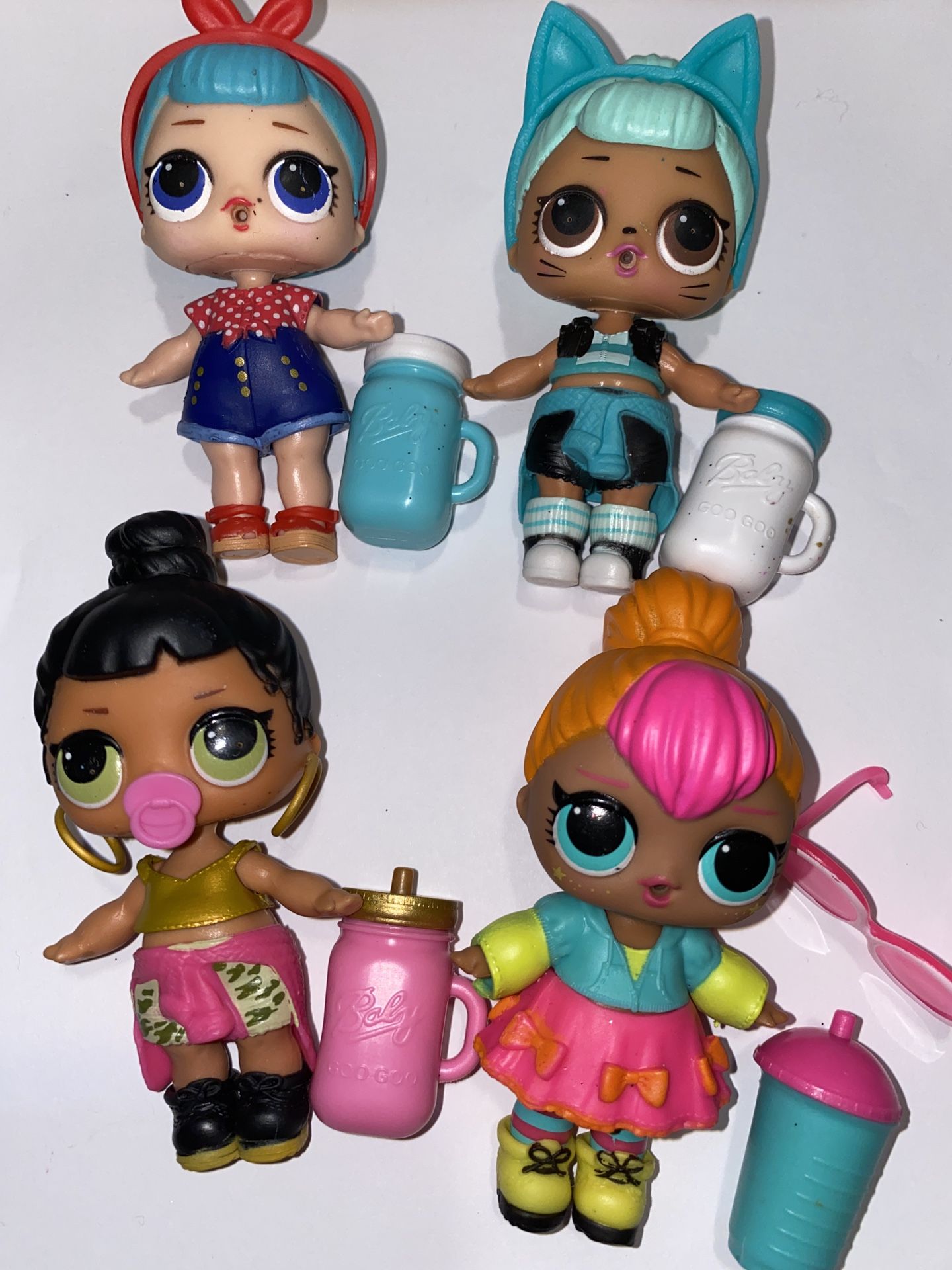 Lol Series 2 Dolls Lot Of 4