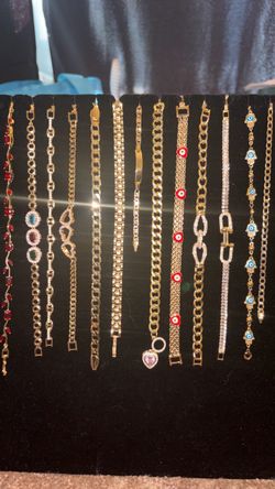 Gold plated Fashion Bracelets $10 each