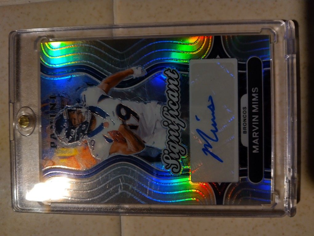 Marvin Mims Autograph SS-MMS