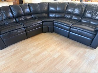 Sofá sectional black